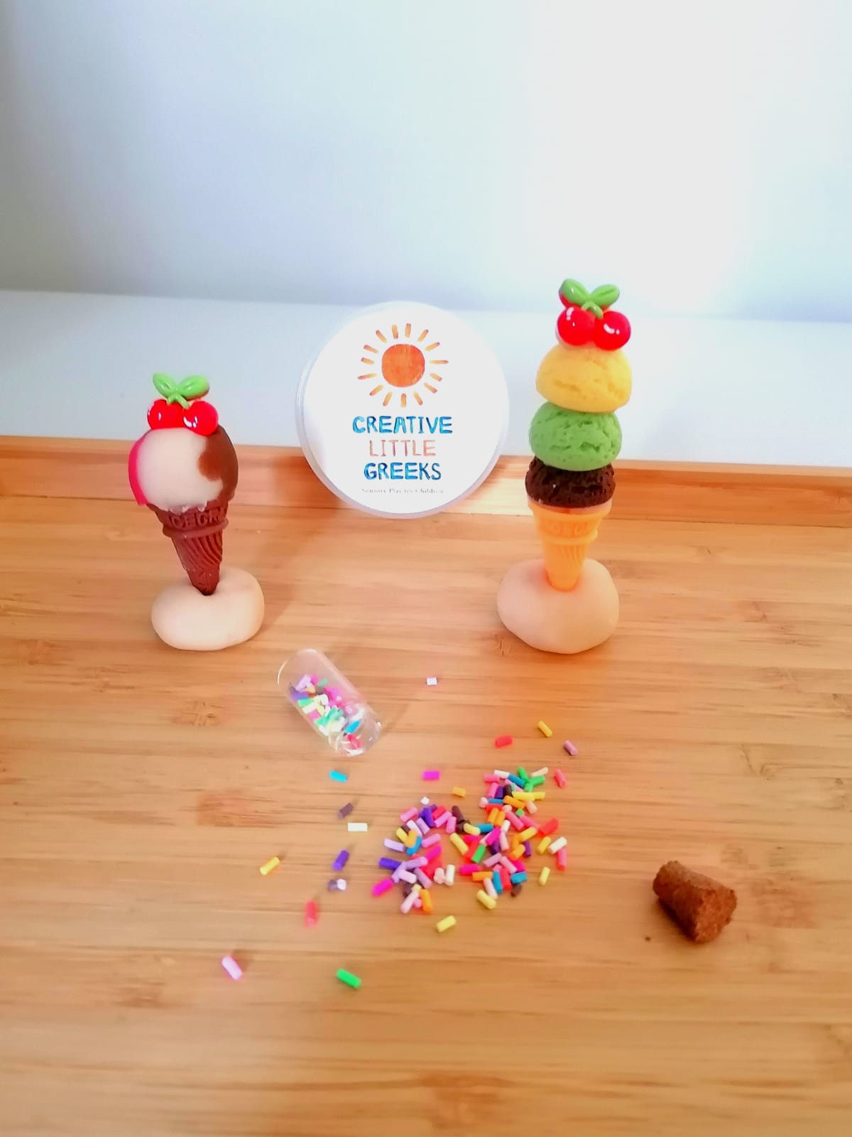 Ice Cream Playdough Jar