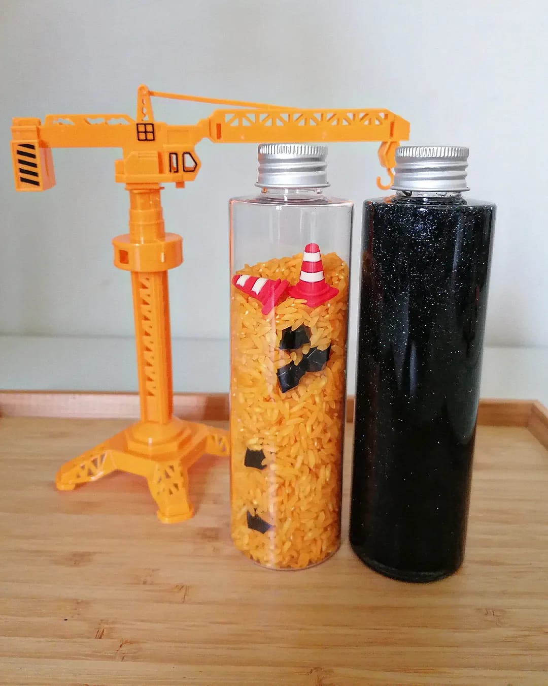 Construction Sensory Bottles