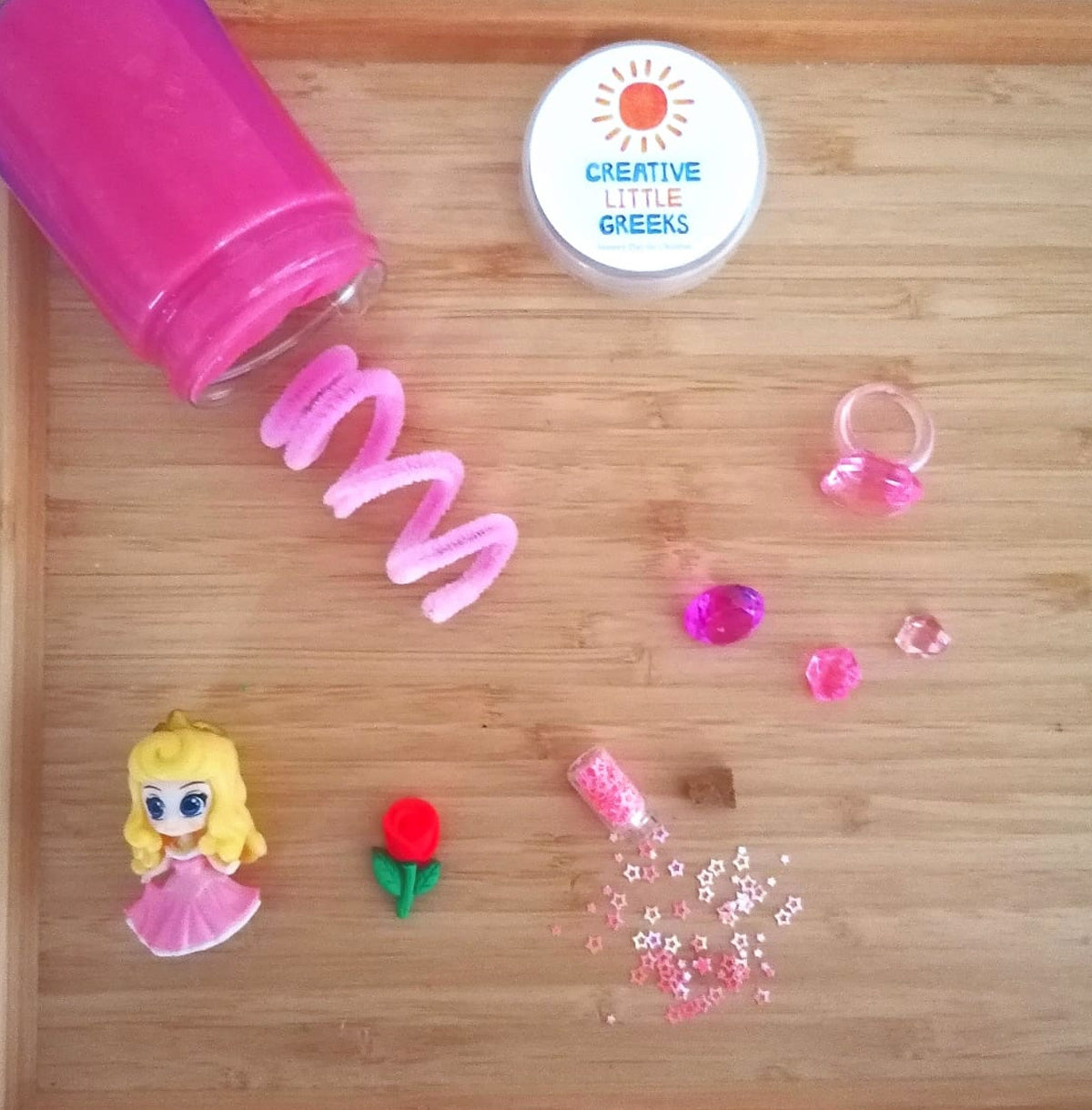 Princesses Playdough Jars